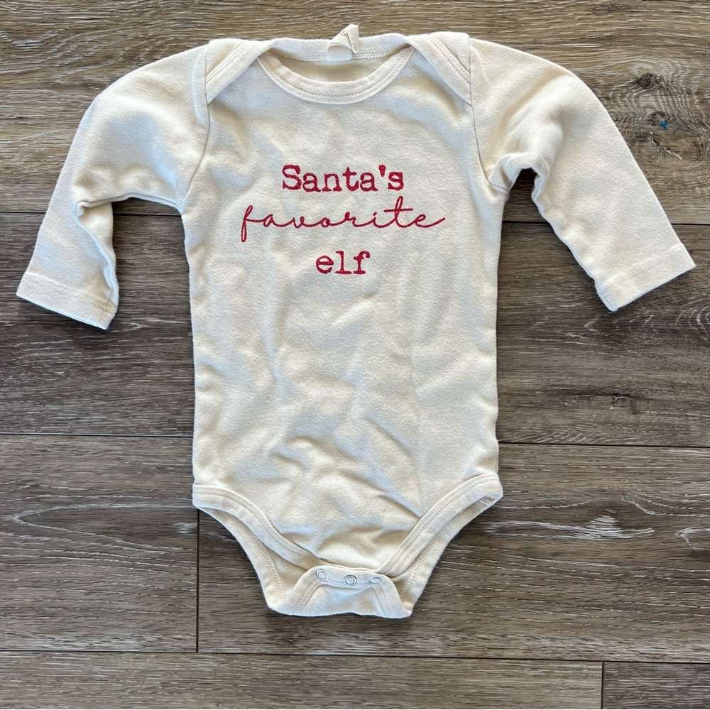 Like New Tenth & Pine ‘Santa’s Favorite Elf’ 6-12M